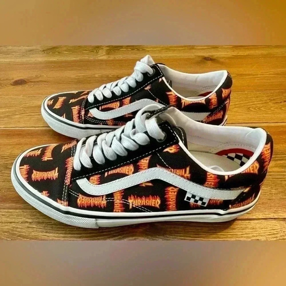 VANS | Thrasher | Skate Low Top Canvas Sneaker | Men’s 8.5 - Picture 5 of 7